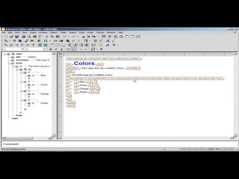 [DEMO] Arbortext Productivity Modules - Content Sorter