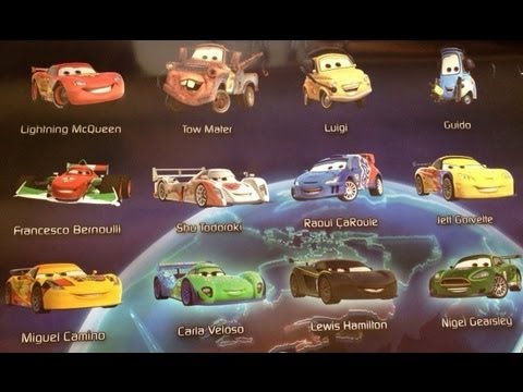 disney cars 2 characters names