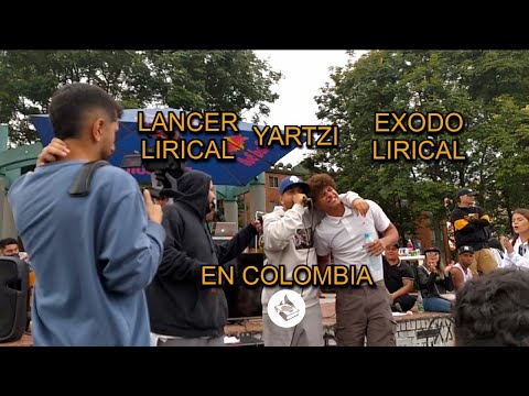 LANCER LIRICAL, YARTZI Y ÉXODO LIRICAL SUELTAN UN FREESTYLE EN COLOMBIA.