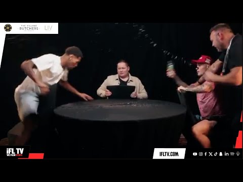 'YOU STUPID F***** C***' - AMIR ANDERSON v JOE LAWS OFFICIAL FACE OFF / BRAWL BREAKS OUT!