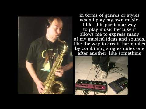 Five Quarters Loop By Marcello Carro - Tenor Sax Solo with Boss RC-50 Loop Station-  (Nov 2011)