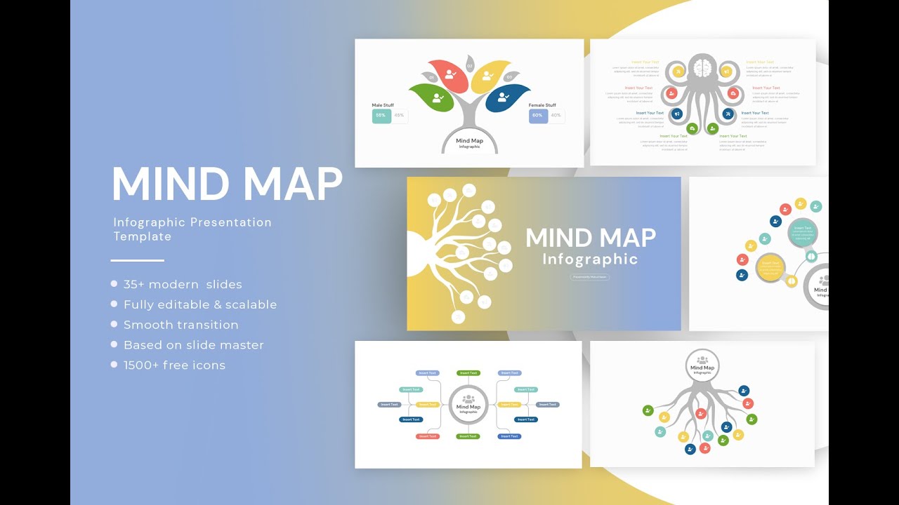 Mind Map Infographic Presentation Template