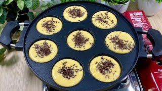 Download lagu RESEP BOLU PISANG PANGGANG MINI TEFLON‼️TAKARAN SENDOK||ANTI GAGAL TANPA MIXER DAN OVEN mp3 Download lagu RESEP BOLU PISANG PANGGANG MINI TEFLON‼️TAKARAN SENDOK||ANTI GAGAL TANPA MIXER DAN OVEN mp3