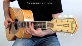 Video thumbnail for Fender Ron Emory Loyalty Parlor Guitar - Slow Blues by Bruno Tauzin - Votre Prof de Basse