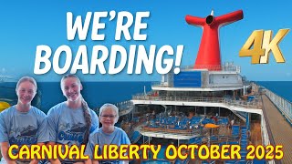 EMBARKATION |CARNIVAL LIBERTY | OCTOBER 2025