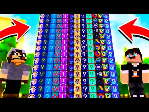 100 CAMADAS DE LUCKY BLOCK OP !!