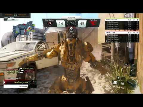 [G1] CWL Stage 1 Week 1 | Rise Nation vs FaZe Clan | 1-12-16