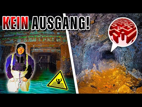 GEFLUTETE unterirdische WWII-BESCHUSSANLAGE ist RIESIGES Labyrinth! & IMPOSANTES Bunkertor GEFUNDEN!