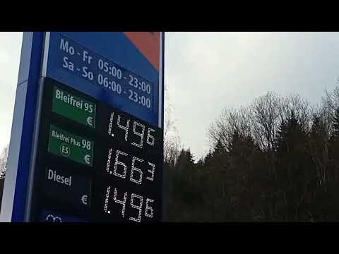 Billig tanken,  Benzin in Tschechien, der aktuelle Preis... SPAREN SPAREN SPAREN!!!