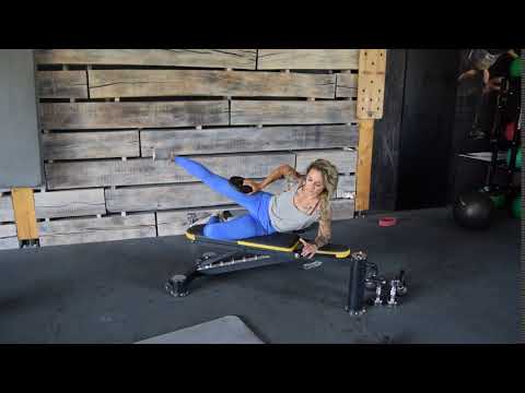 weighted side lying hip abduction