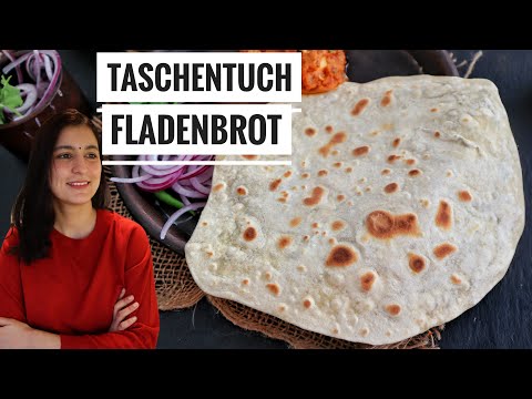 Taschentuch Fladenbrot 😲 - Roomali Roti - Indisches Fladenbrot selber machen