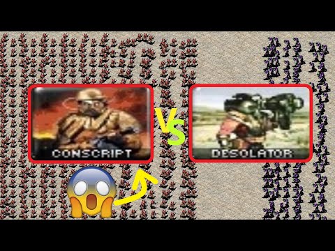 Conscripts vs Desolators - Can Conscripts take this one? - Same Cost - Red Alert 2