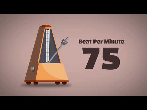 75 BPM Metronome [1Hour]