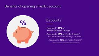 Why should you open a FedEx account?
