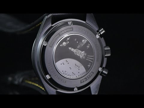 2023 Pagani Creates New Lunar Quartz 40mm Watch - A Tribute to Speed Omega's "Dark Side of the Moon"