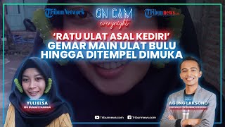 Viral, Ibu Rumah Tangga Punya Hobi Ekstrem Main dengan Ulat Bulu, Dijuluki Ratu Ulat Asal Kediri