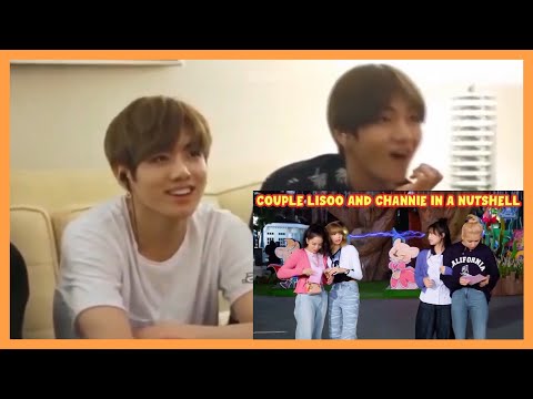 BTS reaction to Blackpink COUPLE LISOO AND CHAENNIE IN A NUTSHELL [fanmade]