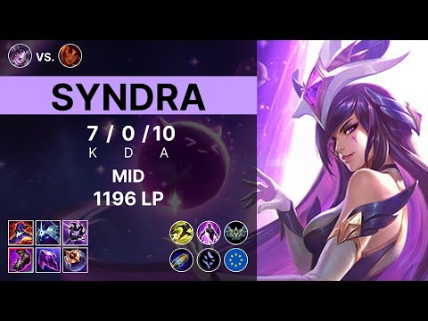Syndra Mid vs Taliyah - 1196 LP Challenger - EUW 15.12