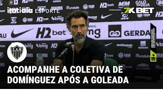 DOMÍNGUEZ ANALISA DESEMPENHO DO ATLÉTICO EM GOLEADA CONTRA A CHAPECOENSE