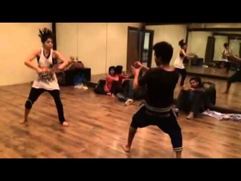 Shyam & swarali sword flight dance practice