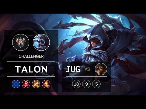 Talon Jungle vs Jarvan IV - EUW Challenger Patch 9.5