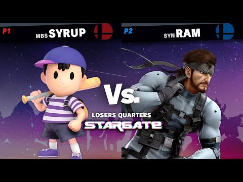 STARGATE #4 | Syrup (Ness) vs Ram (Snake) Losers Quarters