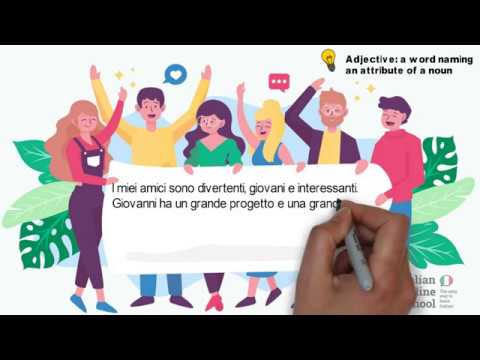 Italian adjectives: how to use "aggettivo qualificativo 2° gruppo"