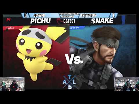 GG Fest - JoseJFB(Pichu) VS FS| SaltOne(Snake)- Winners Semis