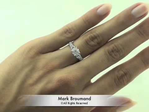 1.95ct Round Brilliant Cut Diamond Engagement Anniversary Ring - Mark Broumand
