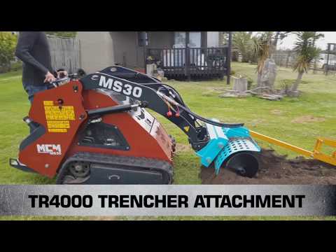 MS30 Trencher Attachment: Can't get any easier