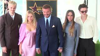 David Beckham gets Walk of Fame star
