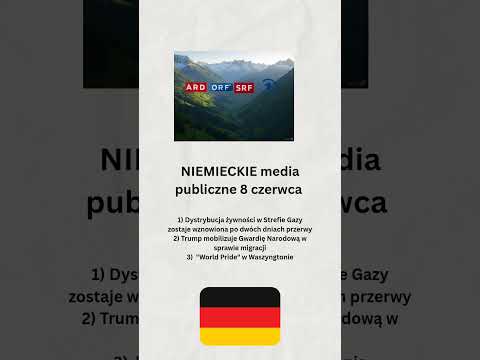 Niemieckie media publiczne 8 czerwca