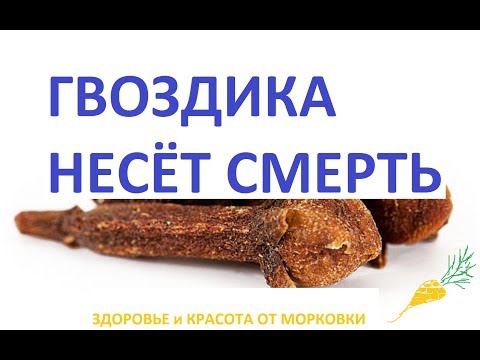 ГВОЗДИКА НЕСЁТ СМЕРТЬ паразитам