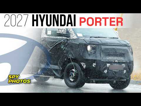 Spy photos: 2027 Hyundai Porter trucklet goes full electric