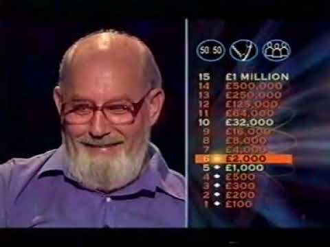 Who Wants To Be A Millionaire - Saturday 7th September 2002 (Series 12)