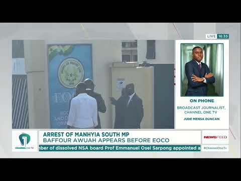 EOCO Probe: Jude Mensah Duncan Reports on Baffour Awuah’s Appearance