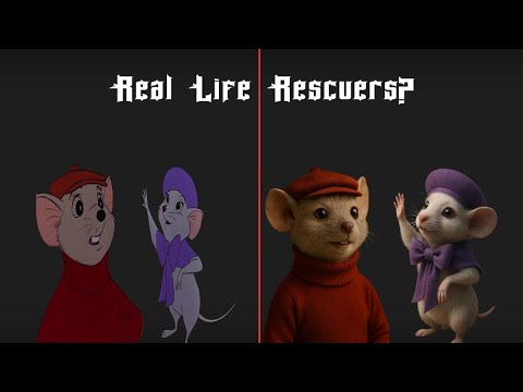 The Rescuers Characters in Real Life | AI Transformation 🐭🕊️✨