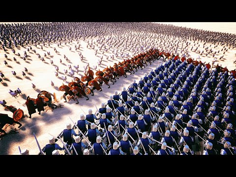 40,000 Vengeful Chickens Fight Against Human Army | Ultimate Epic Battle Simulator | UEBS