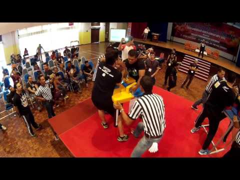 Mr. Seremban 2016 Arm Wrestling Jake Chia vs Nizar Yusof