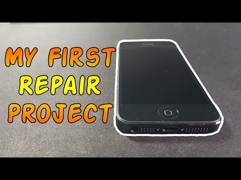 Learning to Fix My First Ever Electronic Device - The iPhone 5 (Cheap Repair)