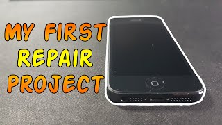 Learning to Fix My First Ever Electronic Device - The iPhone 5 (Cheap Repair)