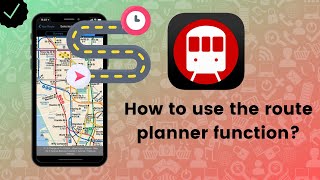How to use the route planner function on New York Subway MTA Map