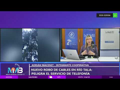 Robo de cables en Rio Tala pone en peligro la continuidad del servicio telefónicio