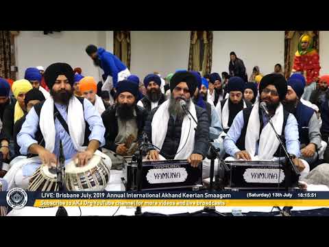033 Brisbane July 2019 Saturday Rainsbai - Bhai Karaj Singh Jee Hazoori Raagi Sri Darbar Sahib