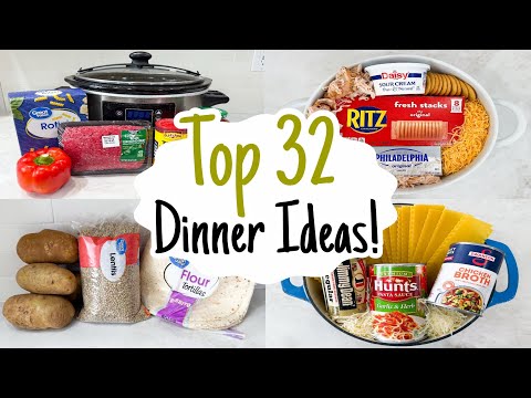 What’s For Dinner? 32 BEST EASY Family Dinner Recipes | Quick, Cheap & Reliable Weeknight Meals