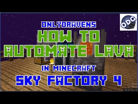 Insane Lava Automation in Sky Factory 4!