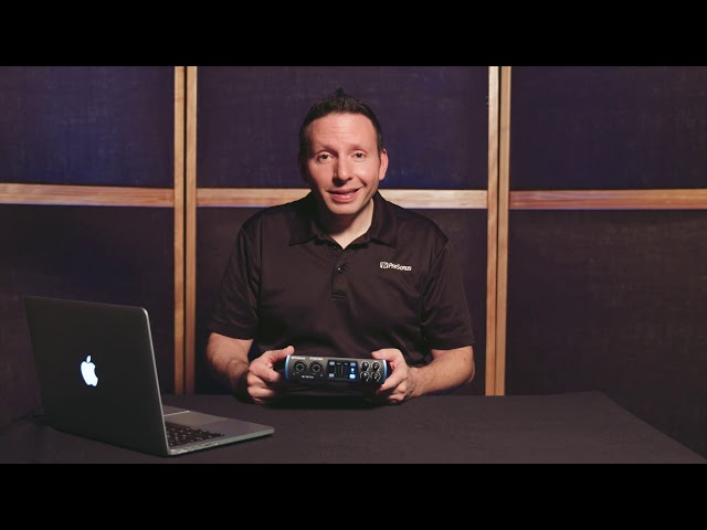 Video teaser for PreSonus Studio Series USB-C Audio Interfaces: Getting Started