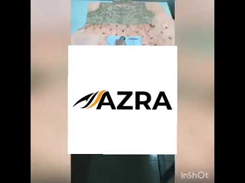 AZRA...code: 145   Product Name: Semi-Stitched High Quality Embroidery Work Georgette Gown for Women