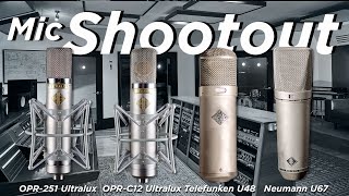 Video thumbnail for Tube Mic Shootout - Telefunken U48, Neumann U67, OPR 251 Ultralux , OPR C12 Ultralux, Part 3 by Jamie Durrant