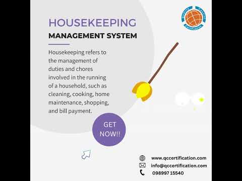 Hms Qc Project Based Housekeeping Management System Certificate Service